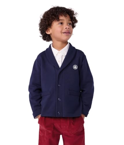 Cardigan enfant coton Petit Bateau pour les journées d'école des garçons