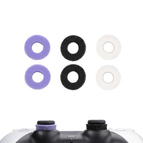 Image of MOLOPPO 6PCS Aiming Precision Rings for PS4,for PS5, for Xbox, for PS5 Accessories, for Xbox Accessories, Gaming Accessory(Black /Purple /White)