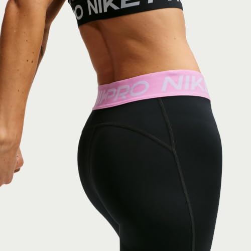 Image of Nike Womens Pro Mid-Rise Full-Length Leggings