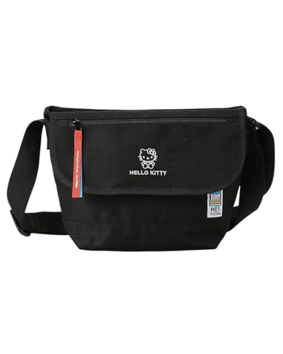 [メイオーシャン] ショルダーバッグ (キャラクターコラボ・横型)[ Shoulder bag ] 斜め掛け カジュアル BK_キティ