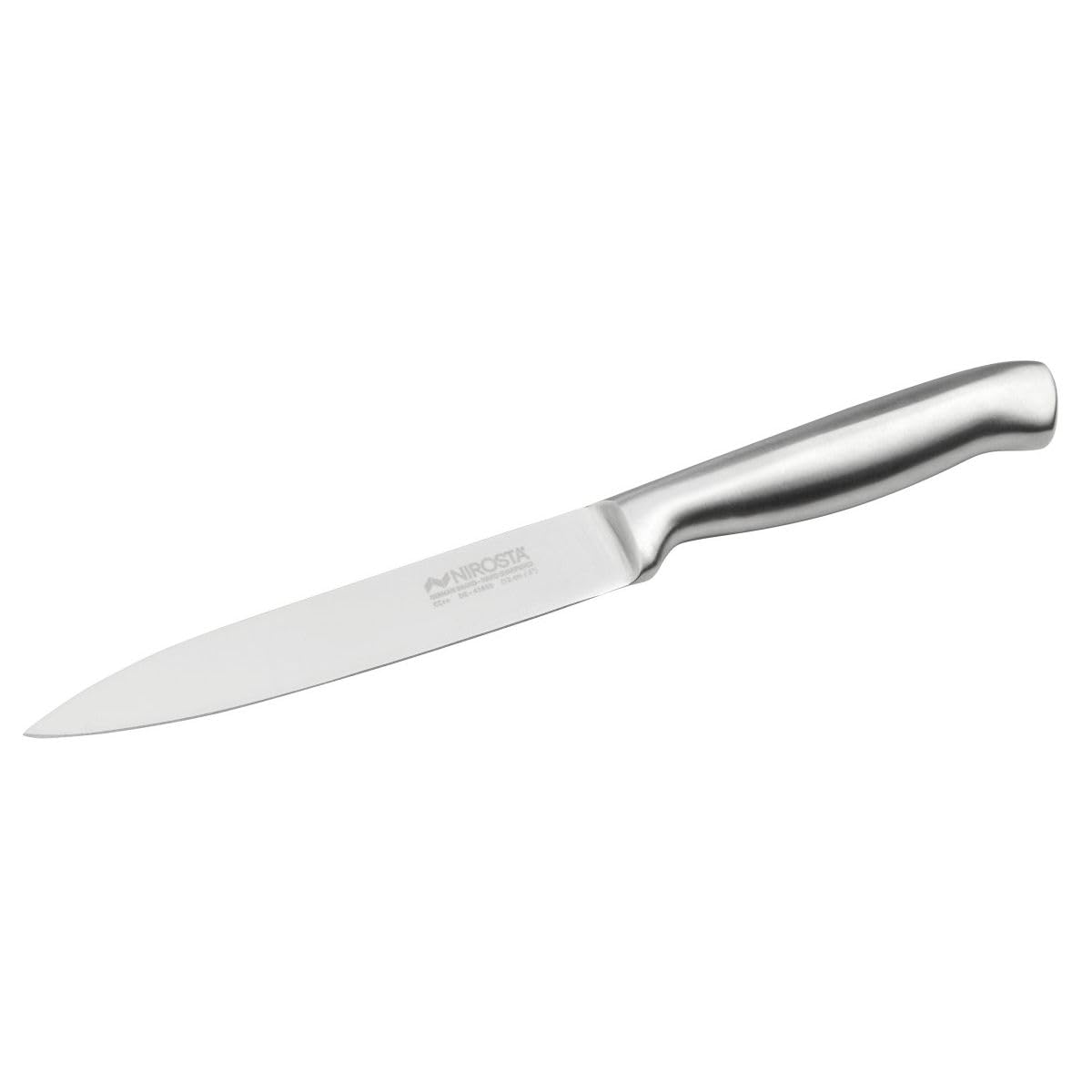 Nirosta 41830 Couteau de cuisine, Couteau à découper, Lame de 12cm, Argenté, Acier inoxydable, 24x2,​5cm
