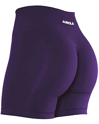 Image of AUROLA Intensify Workout Shorts for Women Seamless Scrunch Short Gym Yoga Running Sport Active Exercise Fitness Shorts