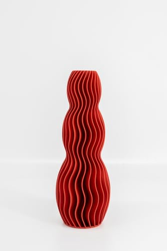 Vase décoratif Wave Three - Exclusive by Martin Žampach - Vase - 10 couleurs - Durable - Terracotta