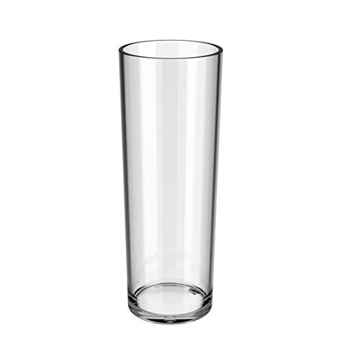 Avenue's Set of 6 Dishwasher Safe Unbreakable Reusable Polycarbonate Plastic Hiball Glasses (320ml / 11 oz to Rim) Cover