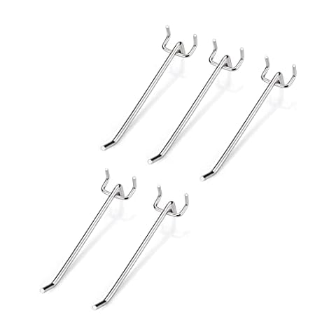 Androxeda 5 Pcs Ganchos Panel Herramientas Ganchos para Tablero Perforado Cover
