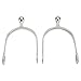 Women Horse Spurs Stainless Steel with Roller Ball, 2Pcs Western Riding Spurs for Equestrian Boots - Gentle Control, Durable Metal Spurs for Horseback Riding and Ranch Use