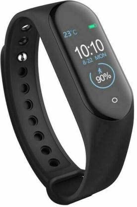 M4 Fitband with Heart Rate, BP and Steps Tracker(Black)