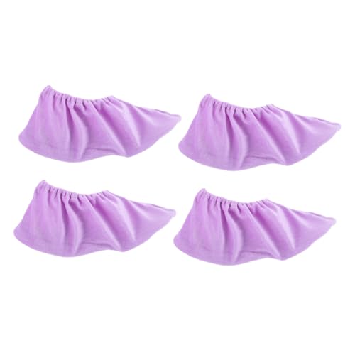 Abaodam 2Pairs Bowling Shoe Covers Non Slip Creative Shoe Covers for Women Washable and Durable Felt Bowling Accessories Performance Protect Your Bowling Shoes Violet