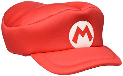 Bioworld EU Casquette Super Mario-Hat Baseball, Rouge (Rouge), Taille Unique Mixte