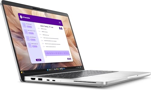 Image of Dell 2025 Pro 14 Plus 14 inch WUXGA IPS Touch Laptop 8-Core Intel Core Ultra 7 268V Arc Graphics 32GB LPDDR5 1TB SSD Thunderbolt 4 WiFi BE BT Webcam HDMI2.1 Backlit KB Fingerprint Windows 11 Pro