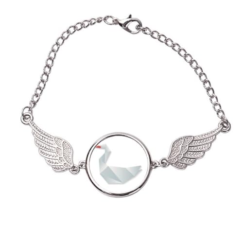 Bracelet jonc géométrique ailes d'ange, le bijou métal idéal pour le bureau