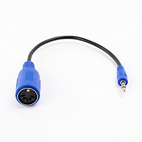 Zawdio - Midi To 3.5Mm Breakout Cable For - Akai, Korg, Line6, Littlebits - Midi Female To Trs 3.5Mm Male - Mpc Studio,Touch, Mpx8, Electribe 2,Sq-1 #TOP4