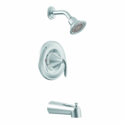 Moen T62133 Eva Posi-Temp Conjunto de Recambios para Ducha y Bañera sin Válvula, Cromo miniatura 1