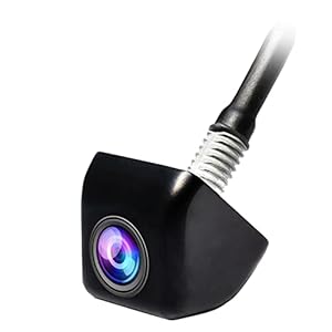 PARKVISION achteruitrijcamera DC 12-24V cachteruitrijcamera voor auto’s, één sleutel om afbeeldingen te verschuiven, flexibele montagepositie toegestaan,4 parkeerlijnen camera aan de voorkant[PRO120]