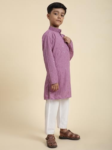 Image of Pro-Ethic Style Developer Boys Cotton Kurta Pajama For Kid's Ethnic Wear | Cotton Kurta Pajama (S-227)
