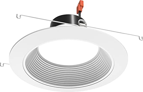 Juno 6Rld G4 10Lm 30K 90Cri 120 Frpc Wwh M6 White 6 In. 3000K Soft Led 1000 Lumen Retrofit Downlight Baffle Trim Module #TOP1