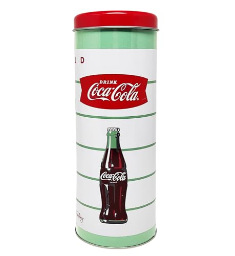 Boîte Tirelire Coca Cola en Étain Métal Ouvrir et Réutilisable Aussi comme porte-pailles 23 x 8,5 cm Idée cadeau