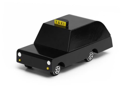 CANDYCAR® Wooden Diecast Collection - London Taxi, Premium Handcrafted Beech Wood Toy Car