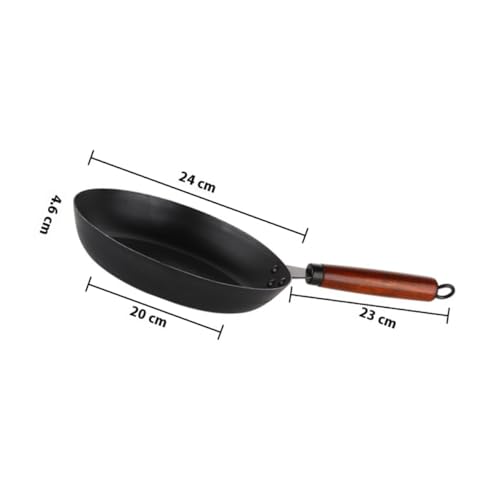 Sartén Wok de Hierro Fundido Antiadherente 24 cm miniatura 2