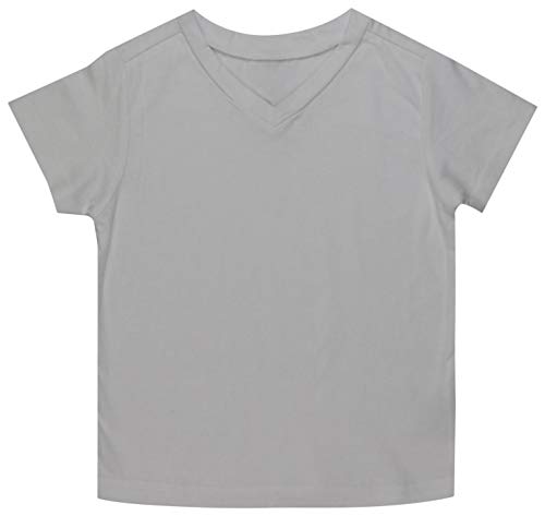Image of ToBeInStyle Kids Boys Girls Cotton Jersey Contrast Raglan V-Neck Tee T-Shirts