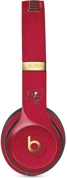 Skinit Decal Audio Skin Compatible with Studio Wireless 3 - Officially Licensed NFL Tampa Bay Buccaneers Black & White Design