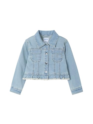Mayoral Denim Jacket for Girls Bleach