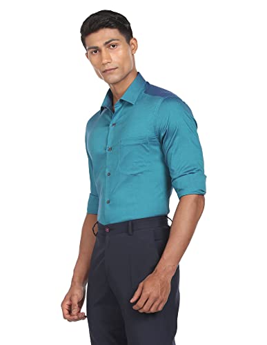 Image of Arrow Men's Cotton Solid Slim Fit Shirts