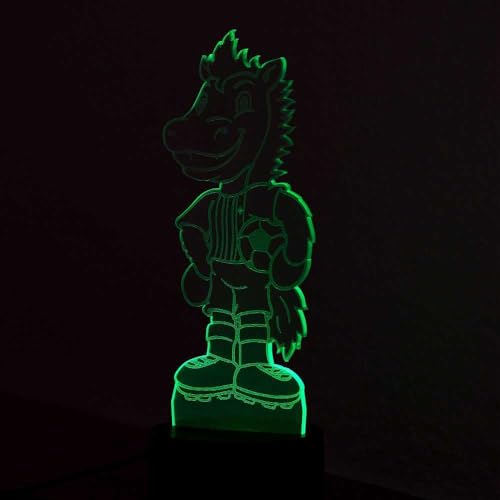 Borussia Mönchengladbach LED Licht Jünter | Offizieller Fanartikel Fohlenshop | Einstellbare Farben, USB- oder Batteriebetrieb, Beleuchtung für Fans