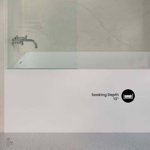 Image of Swiss Madison Voltaire 72 x 32 Skirted Left Drain Soaking Alcove Bathtub in Glossy White, Drain Included