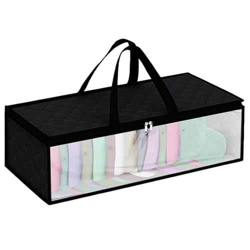 lansuiyour Organizador plegable para colgar en el armario, bolsas de almacenamiento para prendas y gorras, ahorro de espacio, contenedor de gorras de béisbol