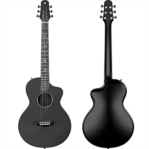 Natasha Asteroid Carbon Fiber 38-inch Folk Guitar,Acoustic Guitar...