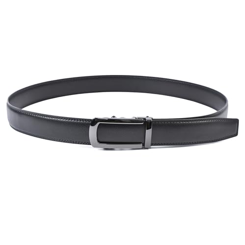 Image of WildHorn Men's Genuine Leather Belt for Men| Premium Auto-Lock Buckle | Adjustable up to 48 inch | Formal & Casual Wear | Micro-Adjust Fit | Stylish Gift Box Included