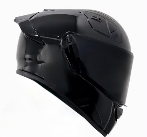 Image of Deletion Apex Solid Full Face Helmet DualSpoiler AeroFlow Performance HighDensity EPS Liner UltraComfort Padding -M