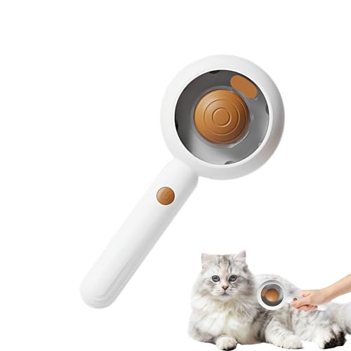 Brosse à vapeur pour chat peigne contre les poils morts