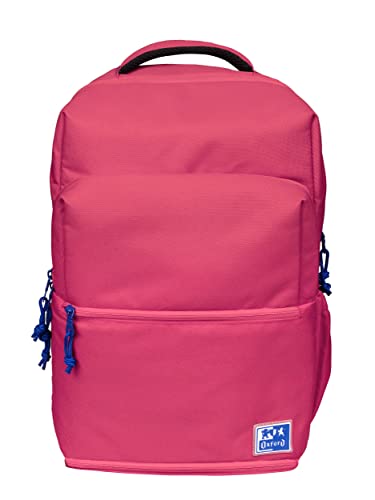 Oxford B-Out, Mochila Escolar Unisex, 30L, 42cm, Bolsillo Acolchado para Portátil, Compartimento Isotérmico, Poliéster Reciclado RPET, Color Sandía