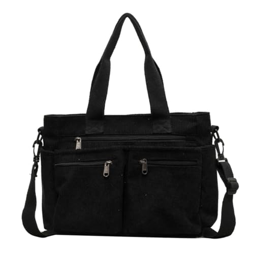 Youthful Corduroy Handbag for Women Practical and Fashionable Shoulder Bag for Work Shopping and Dates