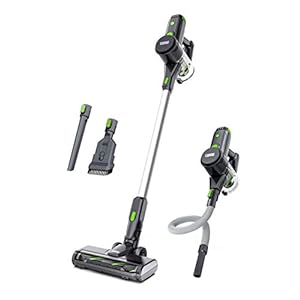 TOPPIN Staubsauger Kabellos, 23000PA Akku Staubsauger, 250W Stielstaubsauger mit HEPA Filter und LED Elektrobürste, Bis…