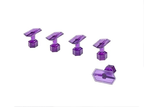 Image of Black Plague Crease Reaper Dead Center 15 mm x 30 mm Purple Hex Tabs (5 Tabs)