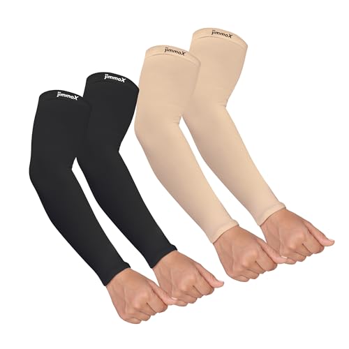 Image of Arm Sleeves for Men & Women, Sun Protection & UV Compression Hand Sleeves for Cycling, Running, Outdoor Sports & Activities, Hand Cover for Bike Riding