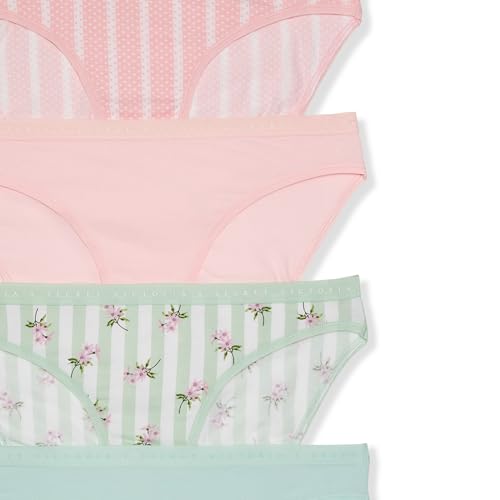 Image of Victoria's Secret Women's Cotton Bikini Underwear, Moderate Coverage Panties for Women, Multi Pack (XS-XXL)