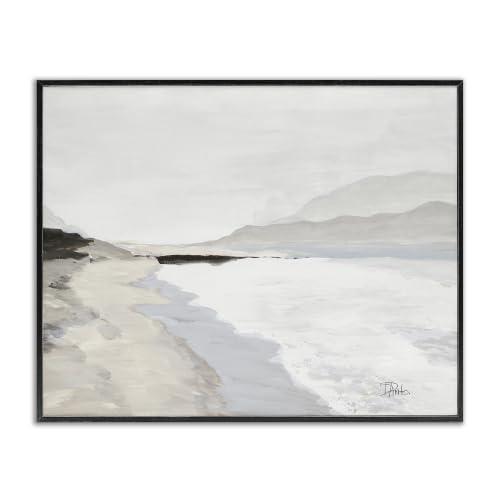 Beach Foam Coastal Shoreline, 11 x 14 Inch Framed Giclée Print