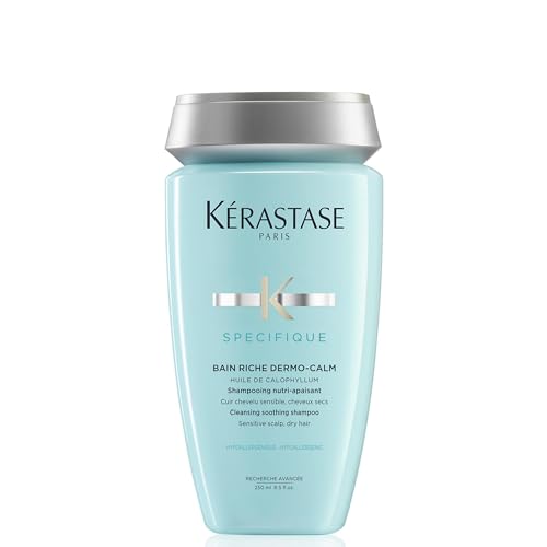 Kérastase, Spécifique, Shampoing Nutri-Apaisant, Pour Cheveux Secs & Cuirs Chevelus Sensibles, Bain Riche Dermo-Calm, 250 ml
