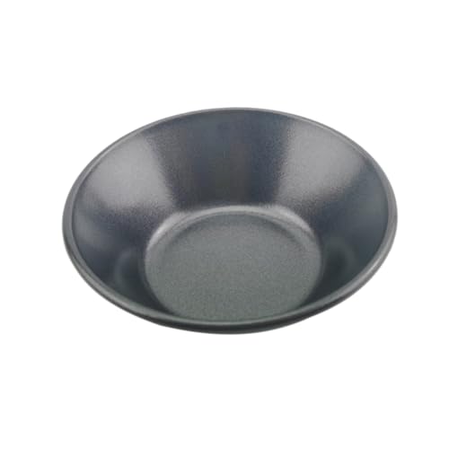 healvian 5個 厚手丸型非粘着加工エッグタルト型 耐熱再利用可能カップケーキマフィンベーキングカップ 小型お菓子作り用