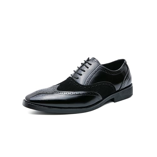 Dress Shoes for Men Men's Formal Oxford Leather Dress Shoes Elegant Business Wedding Footwear