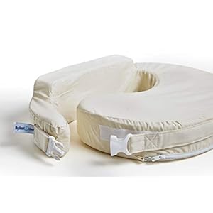 My Brest Friend Original Nursing Posture Pillow With Organic Cotton Slipcover, Cream