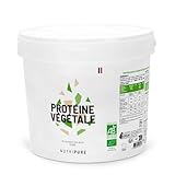 Nutripure | Protéine Vegan Bio | Neutre | Complément Alimentaire Sport & Musculation | Protéine Végétale de Pois et de Riz, BCAA, EAA | 2 KG | Made in France
