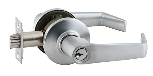 Schlage S51PD-SAT Saturn Heavy Duty Commercial Entrance Door Lever Set, Satin Chrome