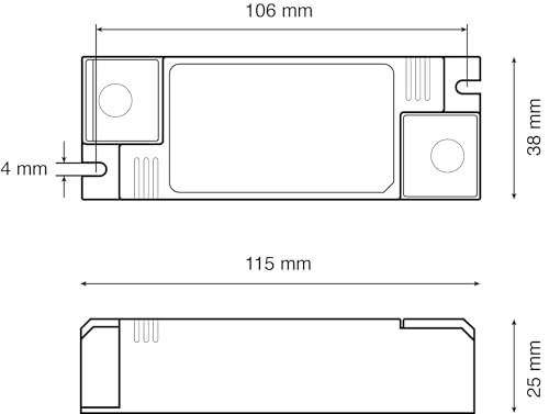 illuburg LED Trafo 1000mA Konstantstrom 15W - 40W Flackerfrei LED Netzteil Treiber Transformator Driver Power Supply