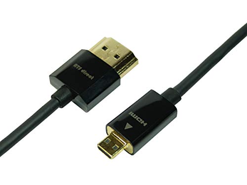 ATS direct �}�C�N�� HDMI�P�[�u�� 0.5m �X�[�p�[�X���� Full HD 3D�A4K2K�Ή� HDMI A 19P �I�X/�}�C�N�� HDMI D 19P �I�X�yA0413�z