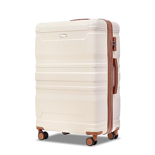 Clearance Luggage Hardside Lightweight Suitcase Sets - Expandable ABS Hardshell 3pcs with New Model Spinner Wheels Suitcase & TSA Lock2